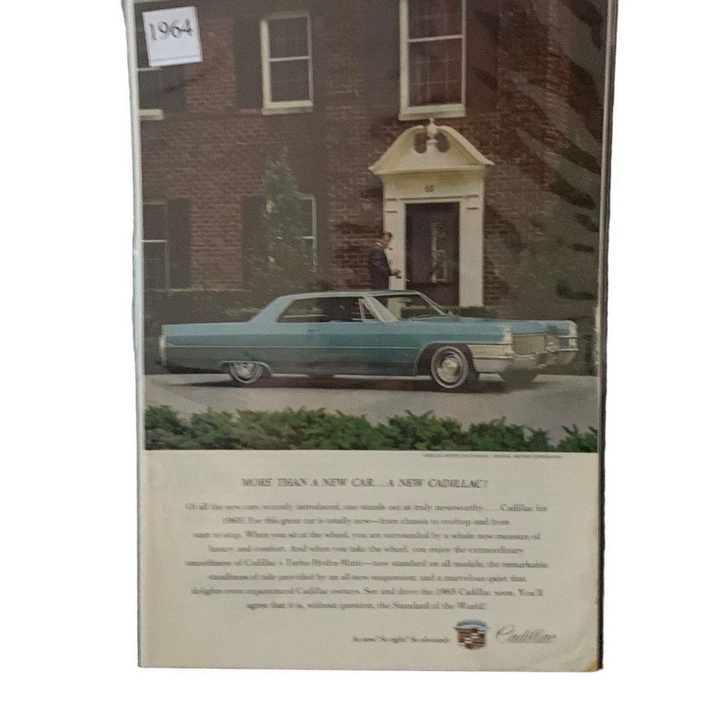 Vintage 1964 Cadillac More Than A New Car a New Cadillac Ad Advertisement